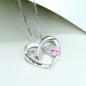 heart necklace	