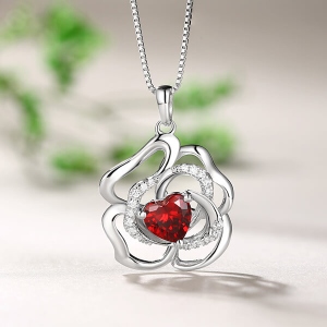 rose necklace