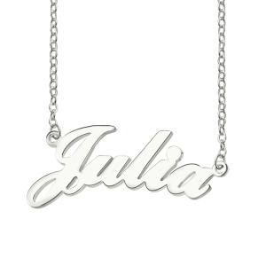 Julia name necklace