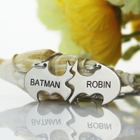 Personalized Best Couples Name Necklace Sterling Silver